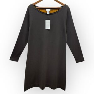 Soft Surroundings Brown Tunic Dress Size XL Wool Blend Lagenlook Contemporary